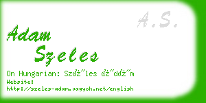 adam szeles business card